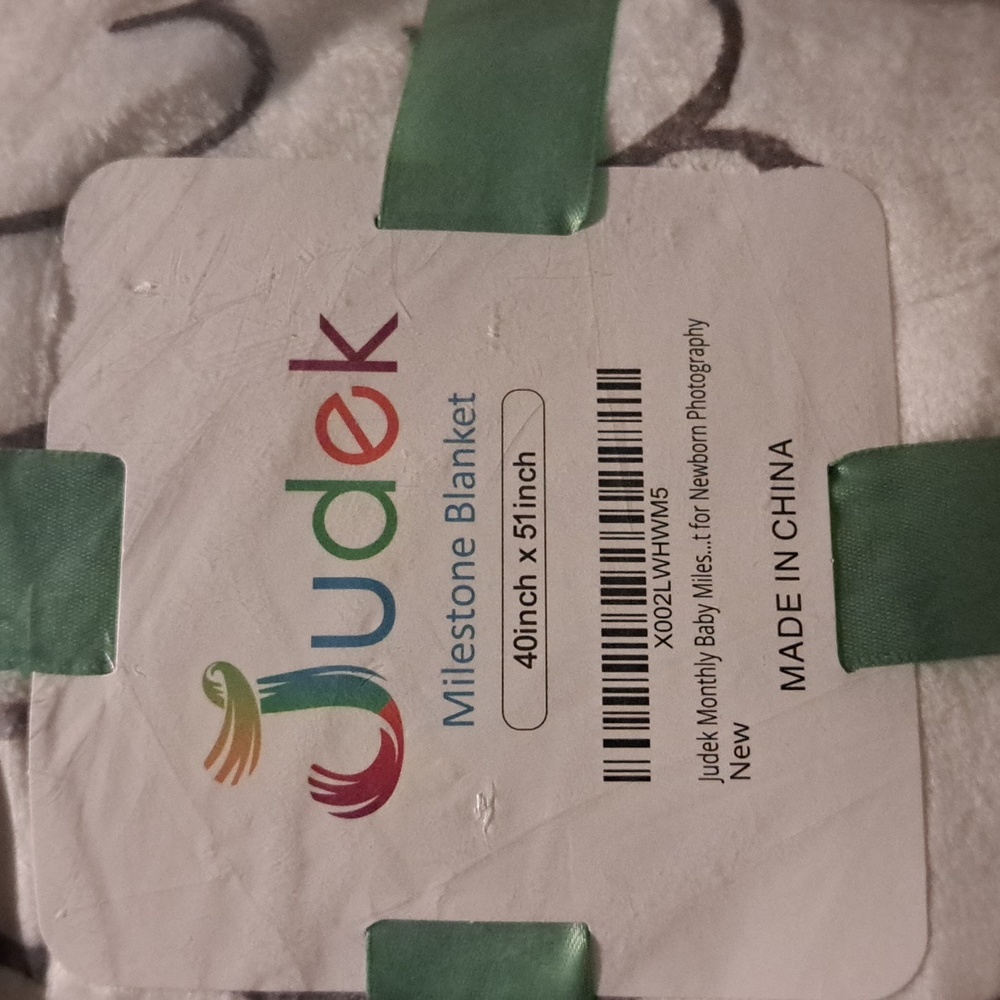 Milestone Angel Baby Blanket